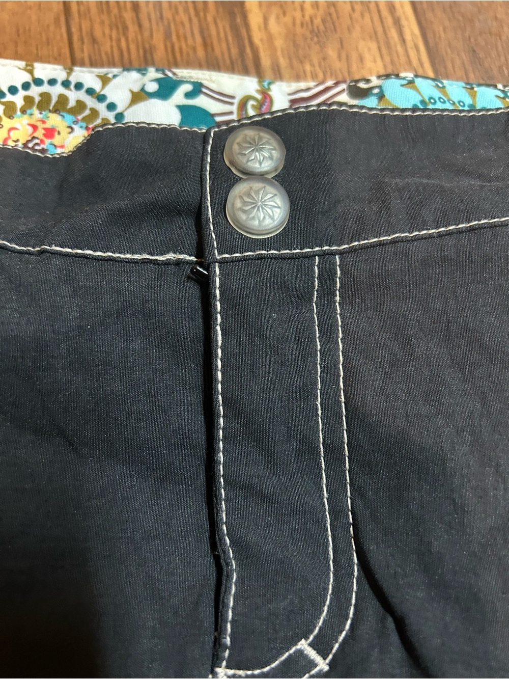 Athleta Black Skort with White Contrast Stitching - Picture 4 of 9